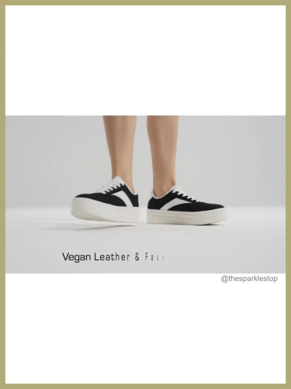 Vegan Leather & Faux Suede Platform Fashion Sneakers Cushioned Foam Lace-Up